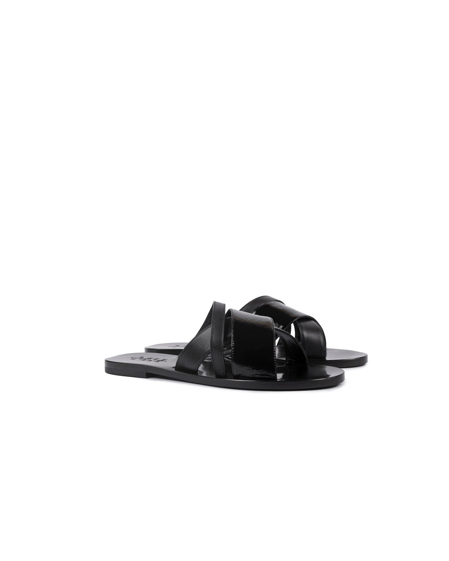 I Am Enough - Black Sandal