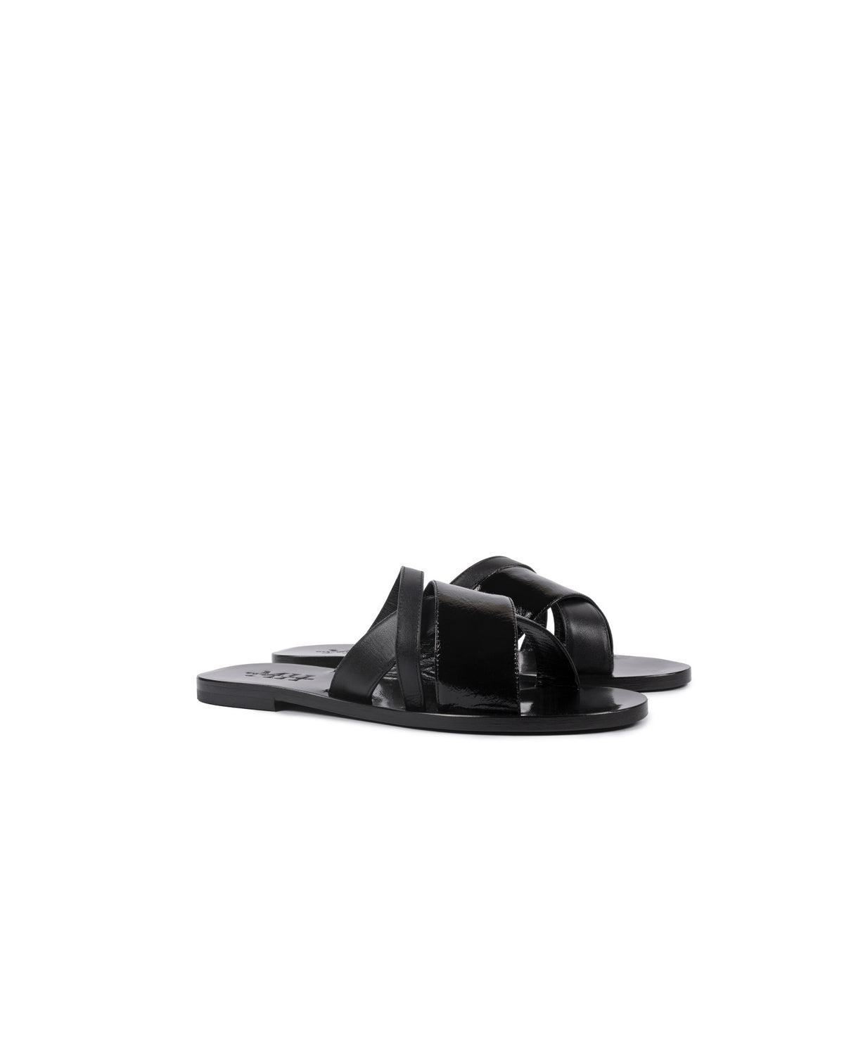 I Am Enough - Black Sandal