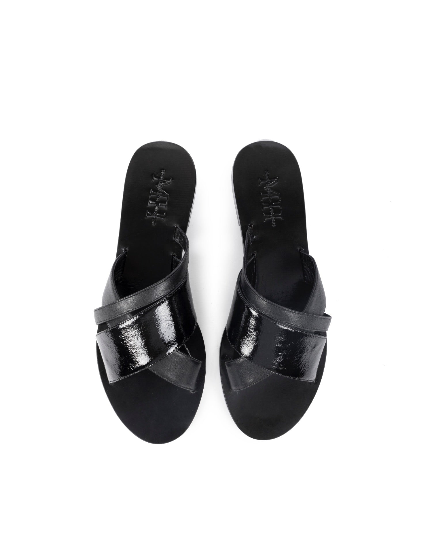 I Am Enough - Black Sandal