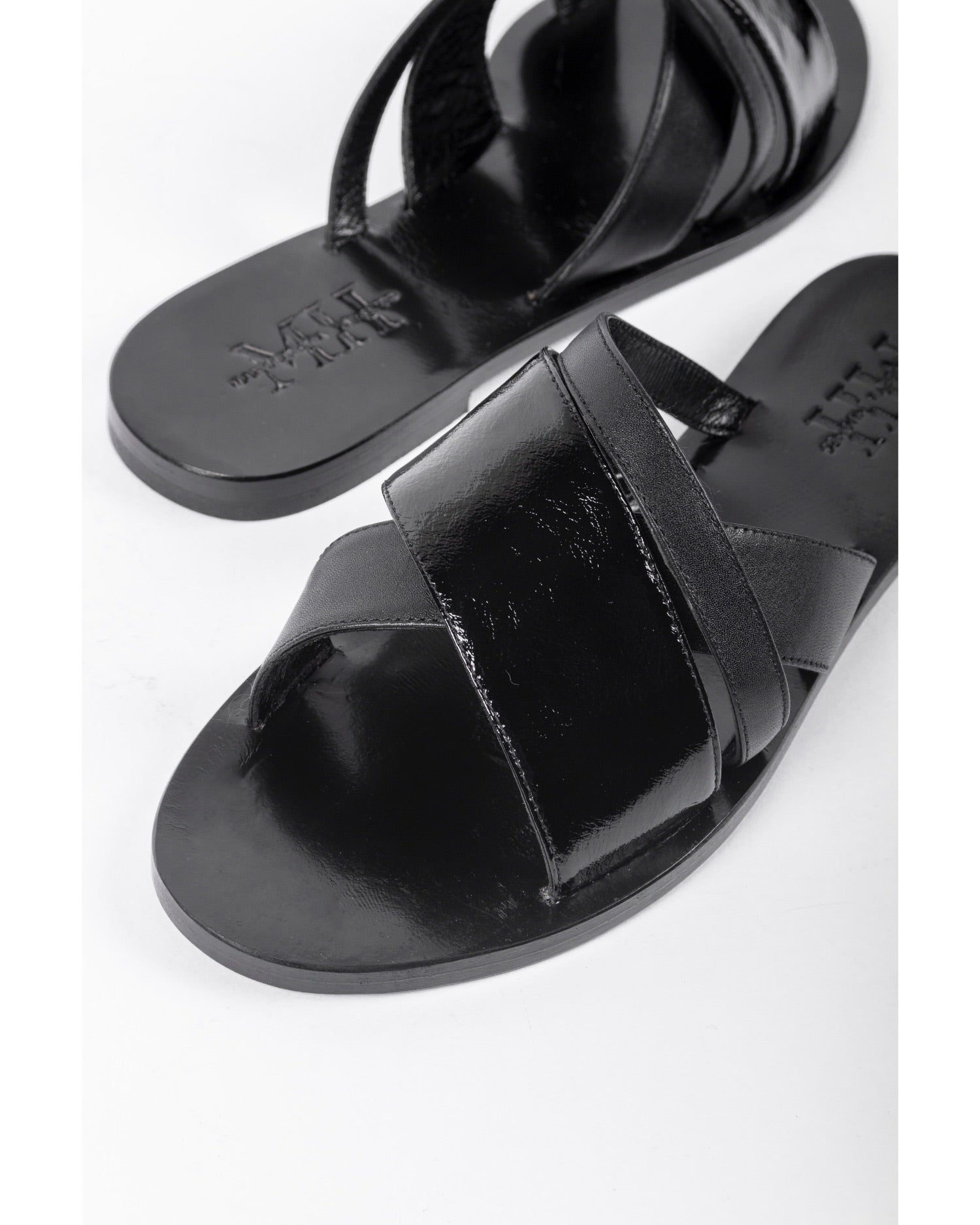 I Am Enough - Black Sandal